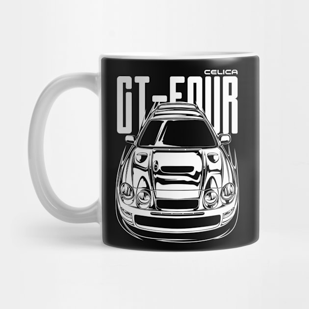 Toyota Celica GT-Four (White Print) by idrdesign